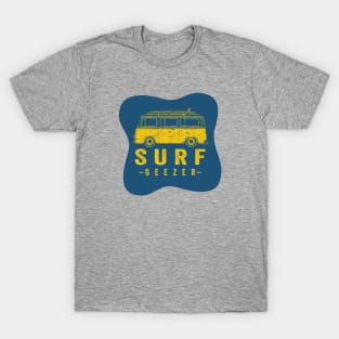 SURF GEEZER SPLOTCH BLU-GLD T-Shirt